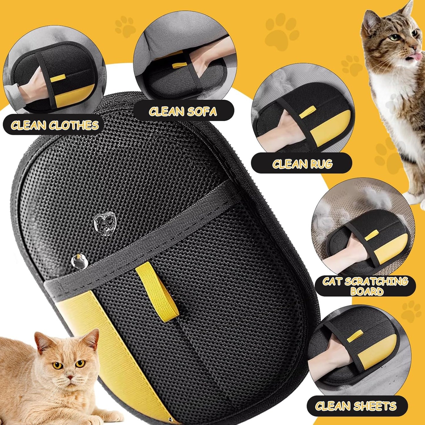 Glissfur™ – Electrostatic Glove for Pet Hair Removal (50% Off)