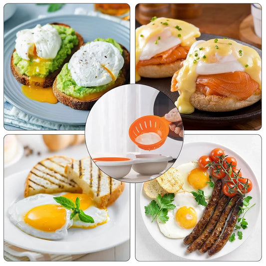 Culinara™ - Microwave Egg Poacher for Quick, Perfect Eggs (50% Off)