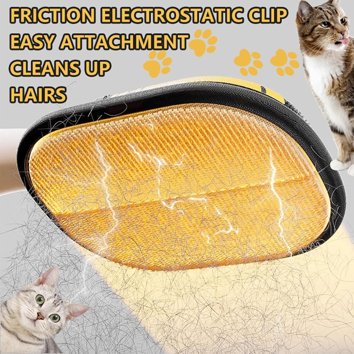 Glissfur™ – Electrostatic Glove for Pet Hair Removal (50% Off)