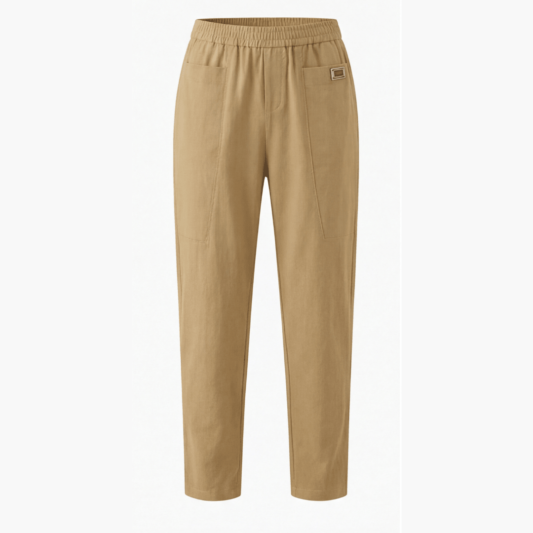 Linara™ – Cotton Linen Tapered Pants