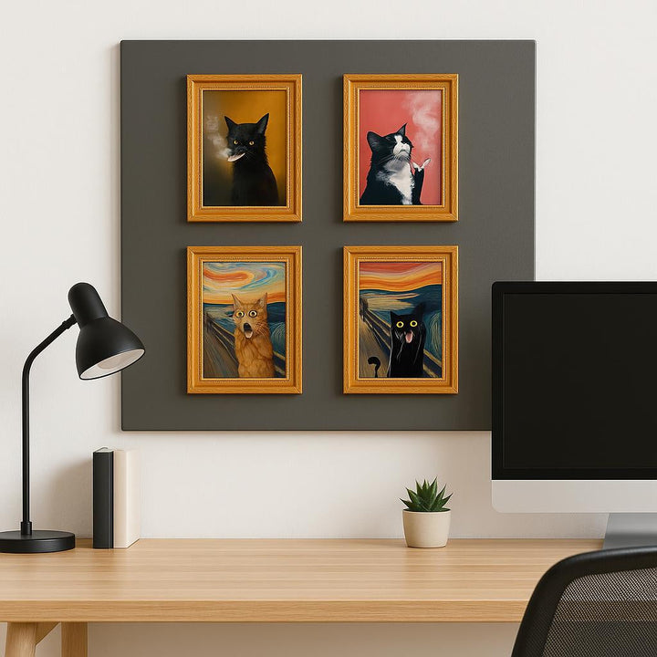 Meowments™ – Decorative Cat Frame Magnets (ALL 4 pieces)