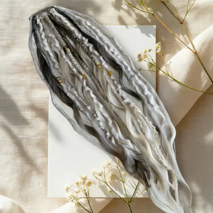 Bohëmia™ – Hand Adorned Boho Dreadlock Ponytail