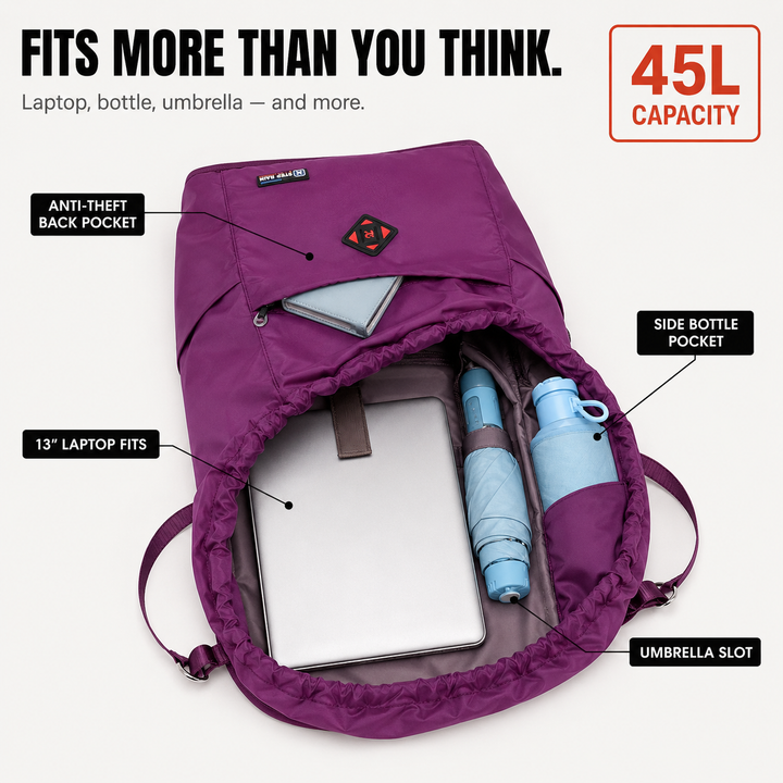 Foldova™ – Compact Foldable Backpack for Everyday Carry
