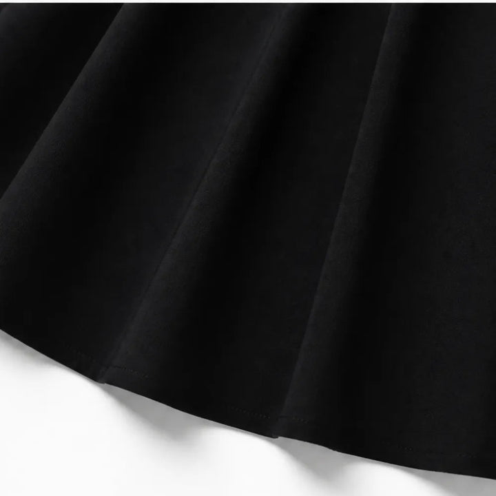 Noirella – Lace Sleeve A-Line Mini Dress for Curves