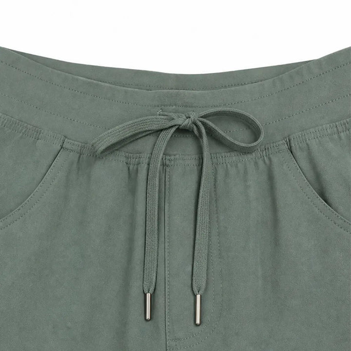 Brevelle – Quick-Dry Cargo Shorts for Women with 6 Pockets and Drawstring Waist