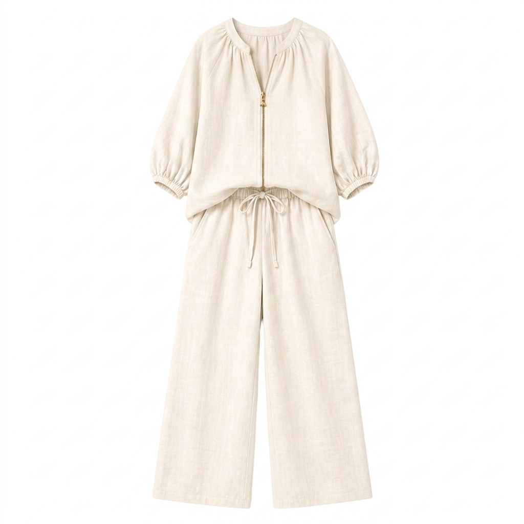 Veluna™ – 2-Piece Set with Gold Zip