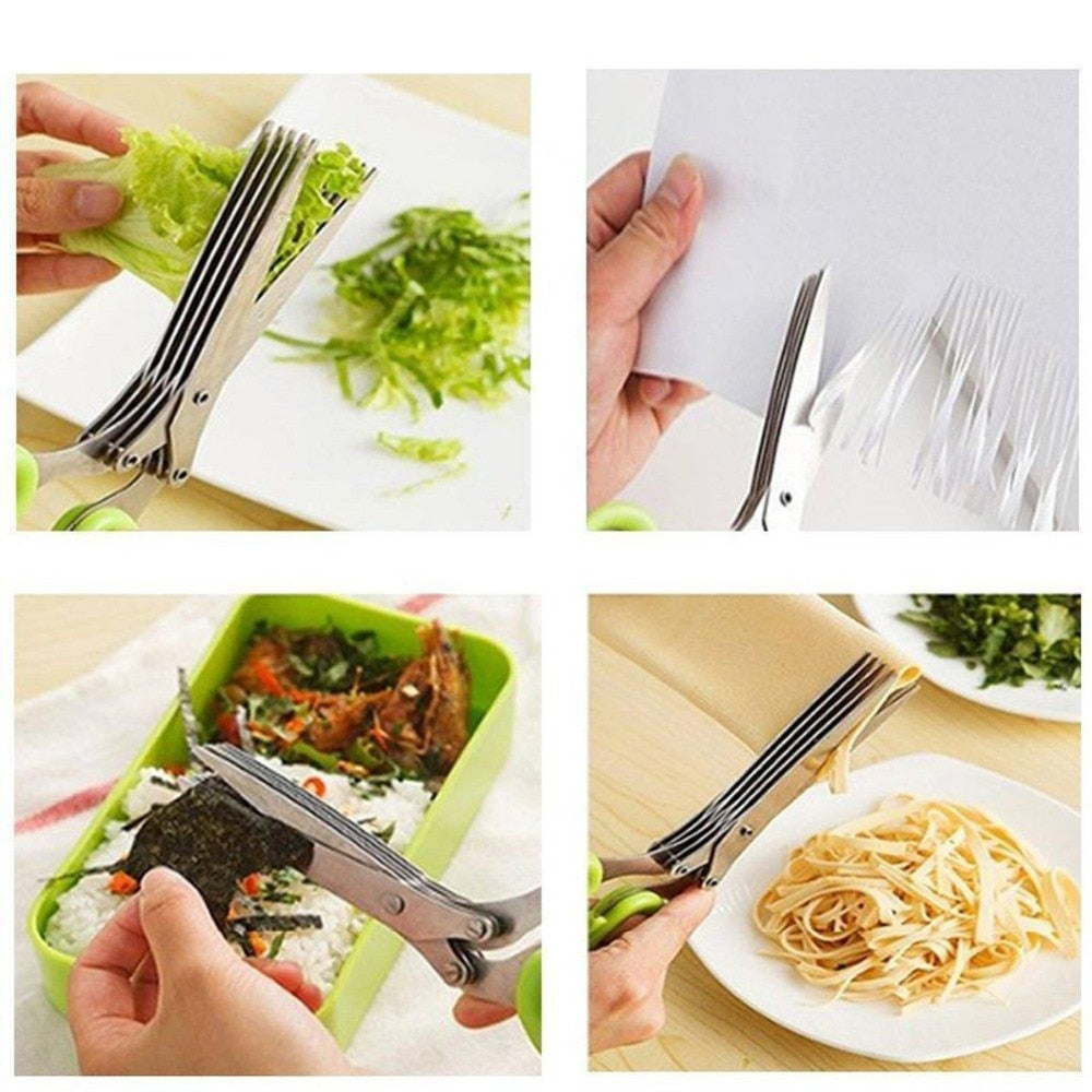 Chopix™ - Multi-Blade Scissors for Faster Salads
