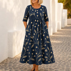 Florenza – Soft Touch Floral Maxi Dress for Women