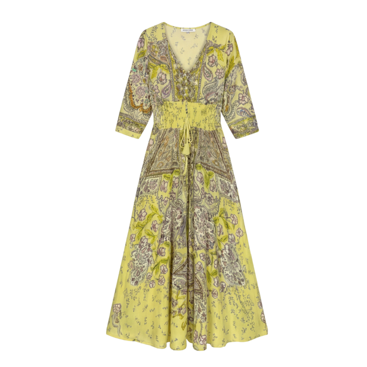 Floressa™ Flowy Floral V Neck Maxi Dress