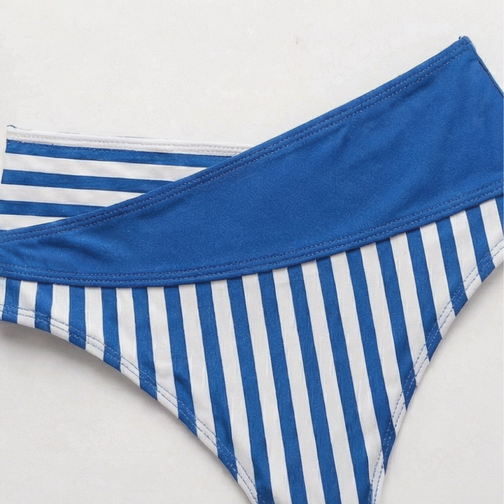 Marivela™ – Wrap-Front High-Waist Bikini Set