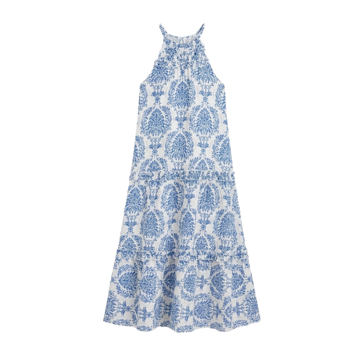 Vivanya™ – Bold Floral Summer Maxi Dress