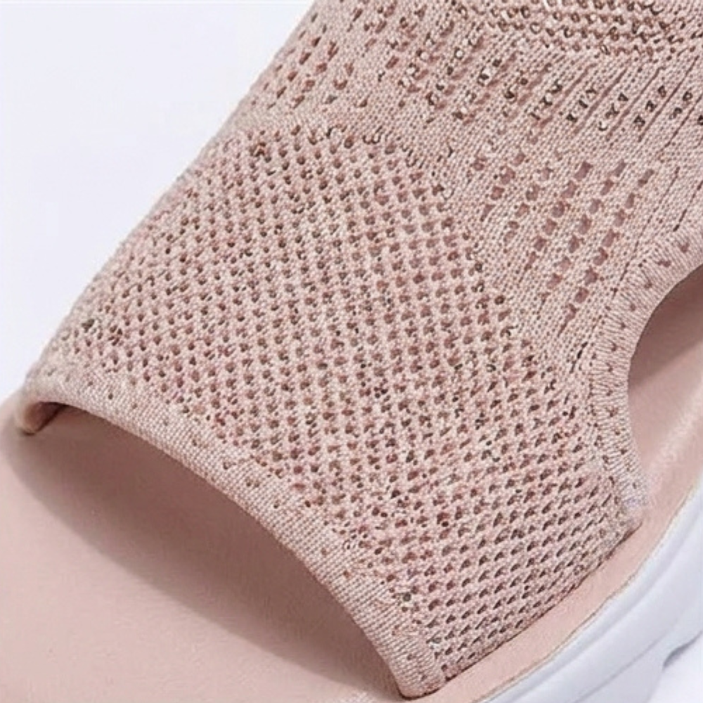 Caluna™ – Cushioned Slip-On Platform Sandals