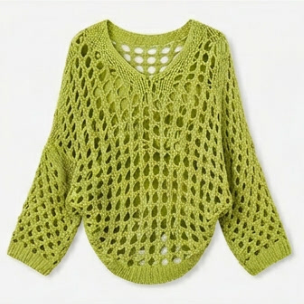 Covena™ – Breezy Crochet Layering Top