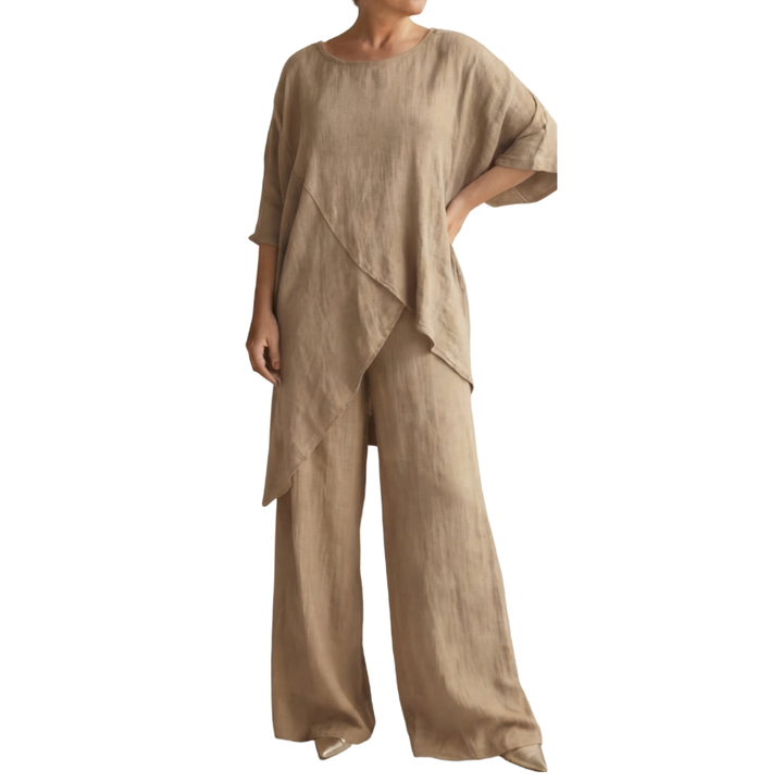 Sofienne™ – Asymmetrical Two Piece Set