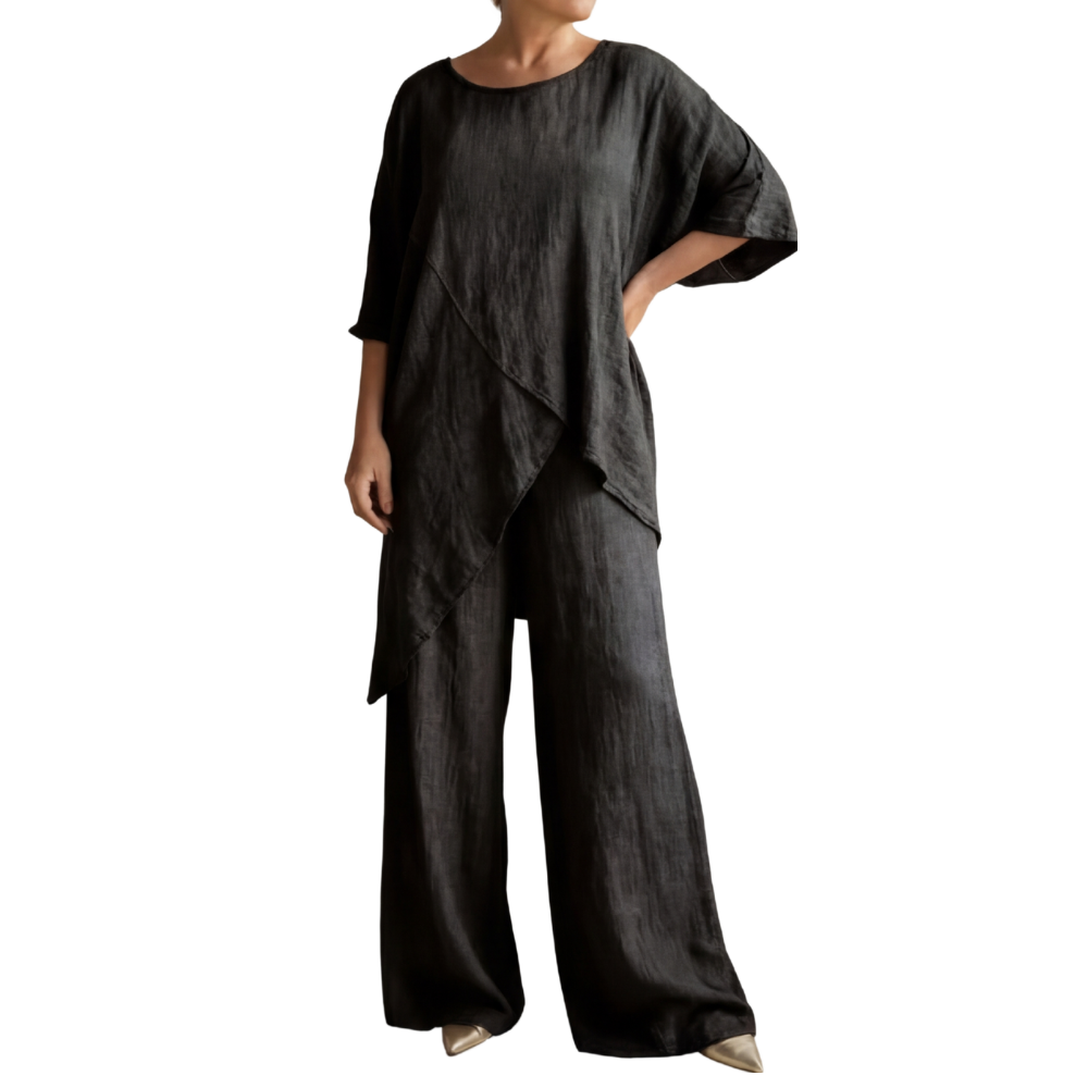 Sofienne™ – Asymmetrical Two Piece Set
