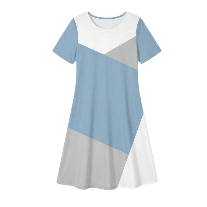 Vivara™ – Pleated Gradient Print Dress