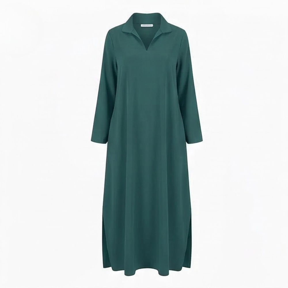 Veluna™ – Effortless Side Slit Maxi Dress
