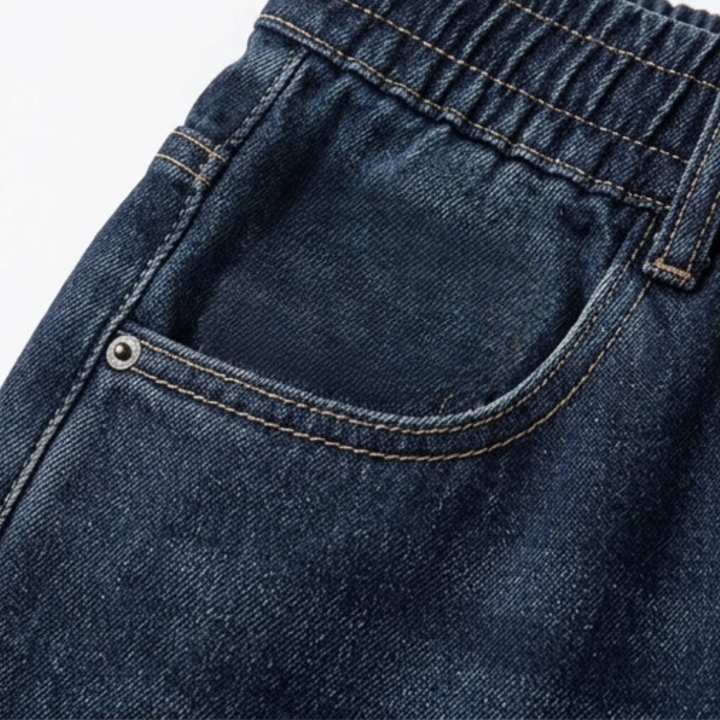 Velora™ – Drawstring Wide-Leg Comfort Jeans