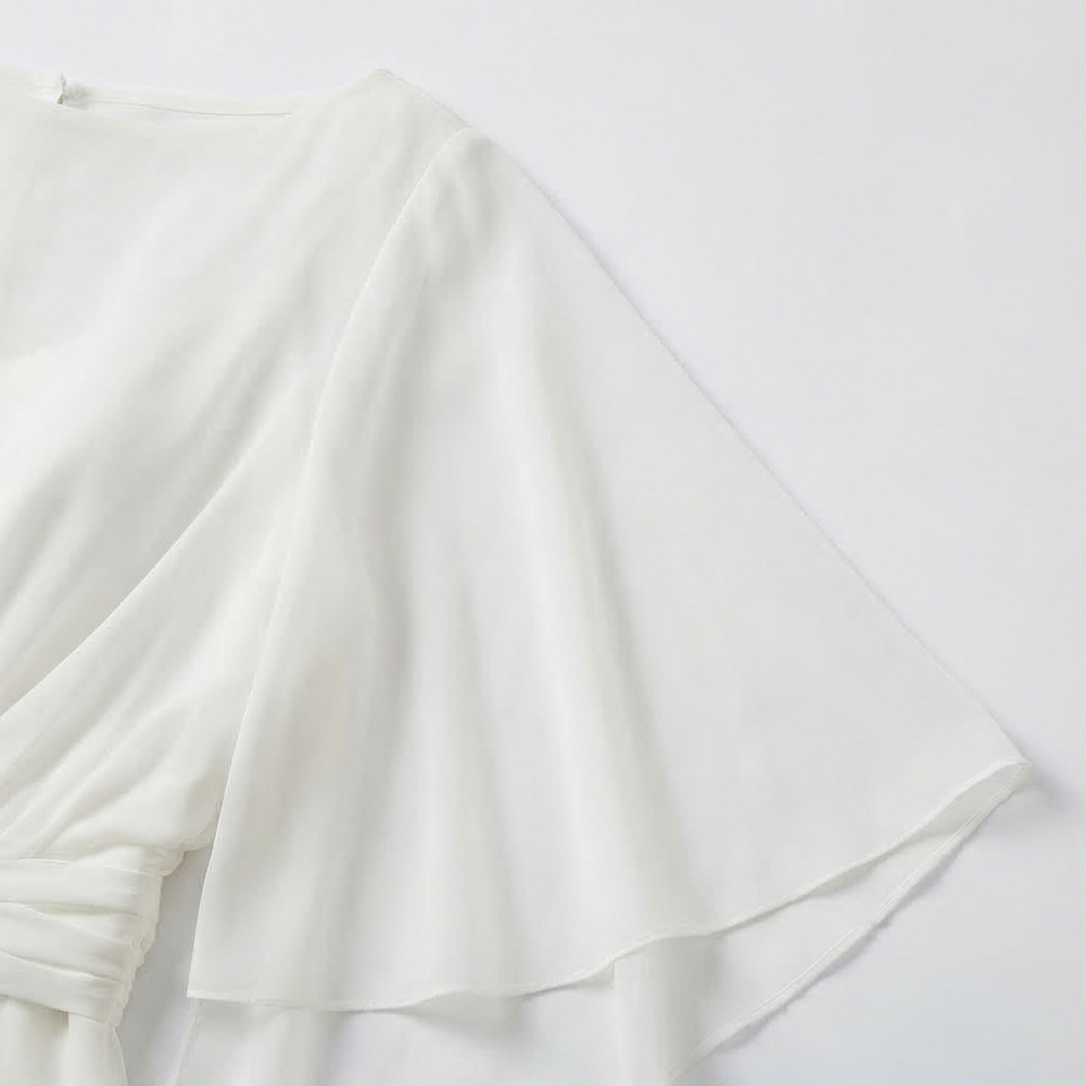 Velaire™ – Cape Sleeve Top and Wrap Pants Set