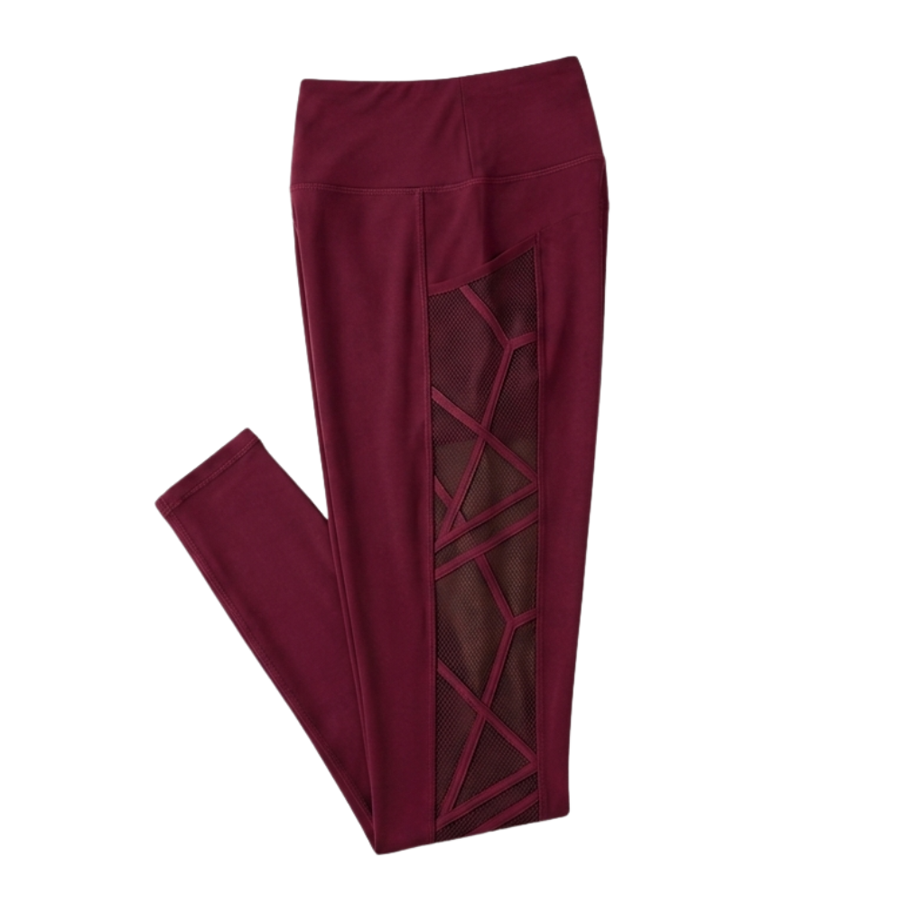 Luxefit™ - High Waisted Mesh Leggings with Hidden Pocket