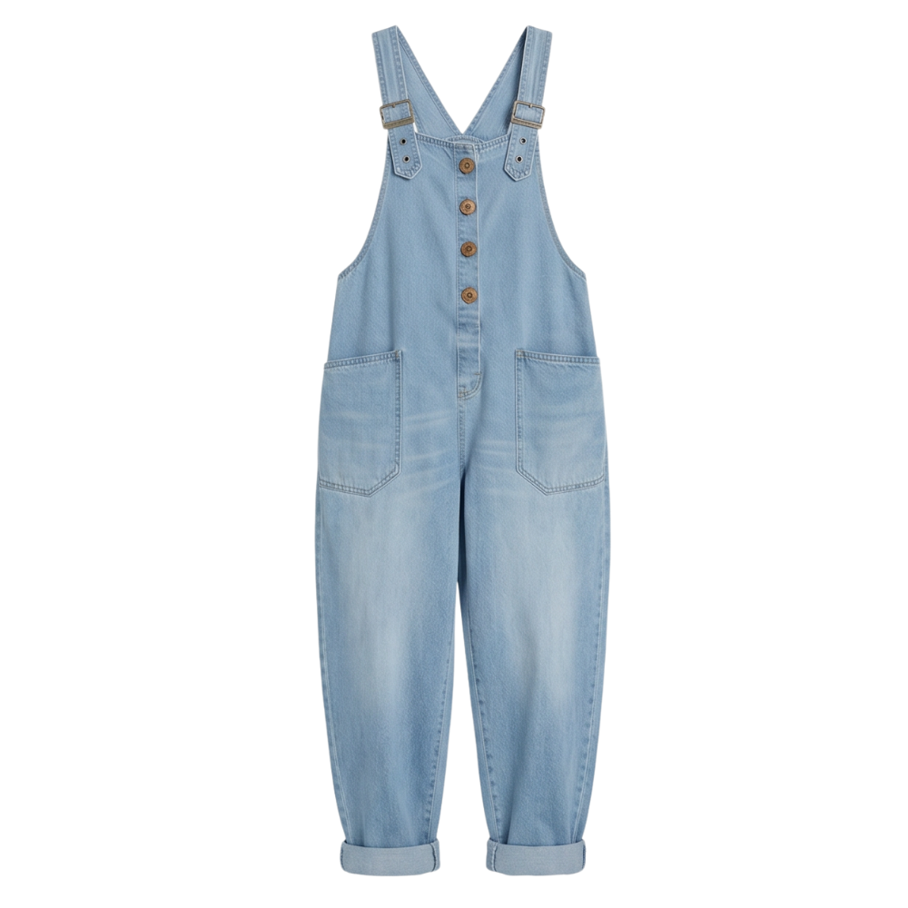 Lovarra - Women's Relaxed Overalls with Pockets