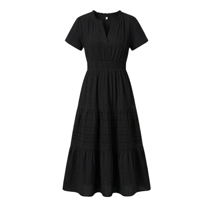 Vivara™ – Flowing V Neck Summer Maxi Dress