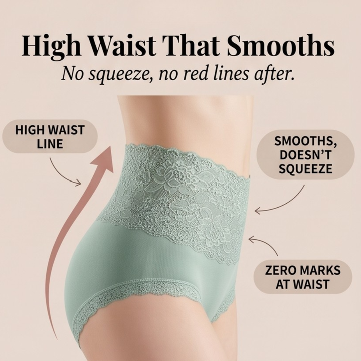 Lunelle™ – Floral Lace High-Waist Briefs 3-Pack