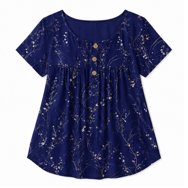 Lunalia™ – Flowy Floral Tunic for Everyday