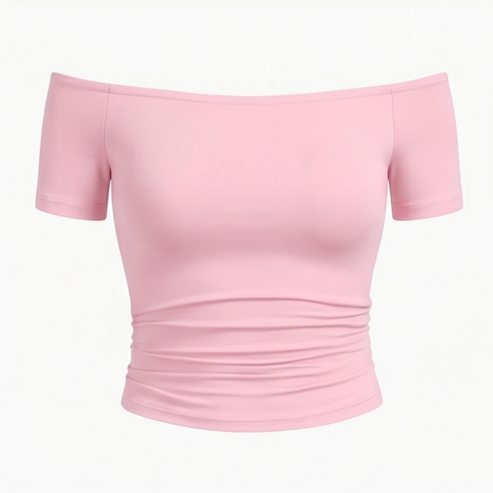 Velora - Women's Off-Shoulder Slim-Fit Top