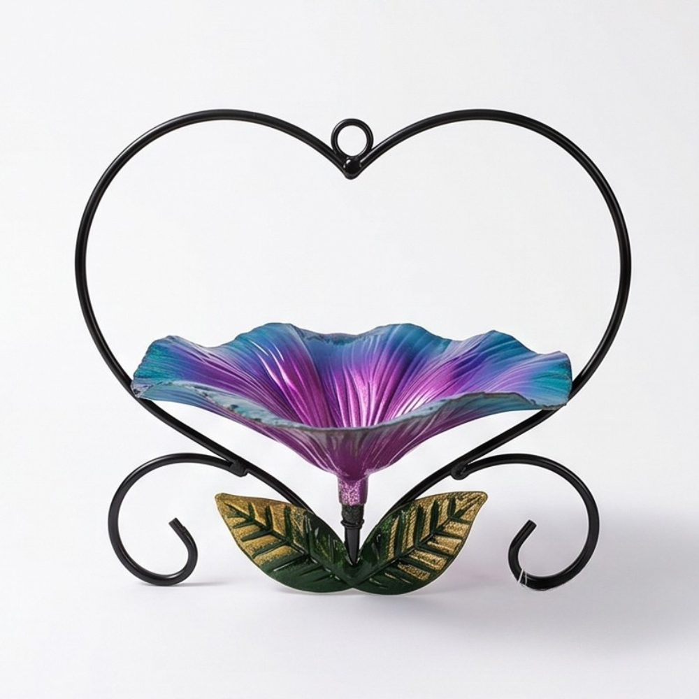 Bloomheart™ - Heart-Shaped Flower Bird Feeder for Songbirds