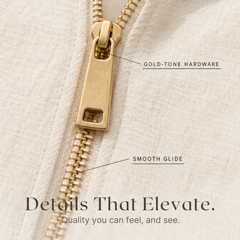 Veluna™ – 2-Piece Set with Gold Zip