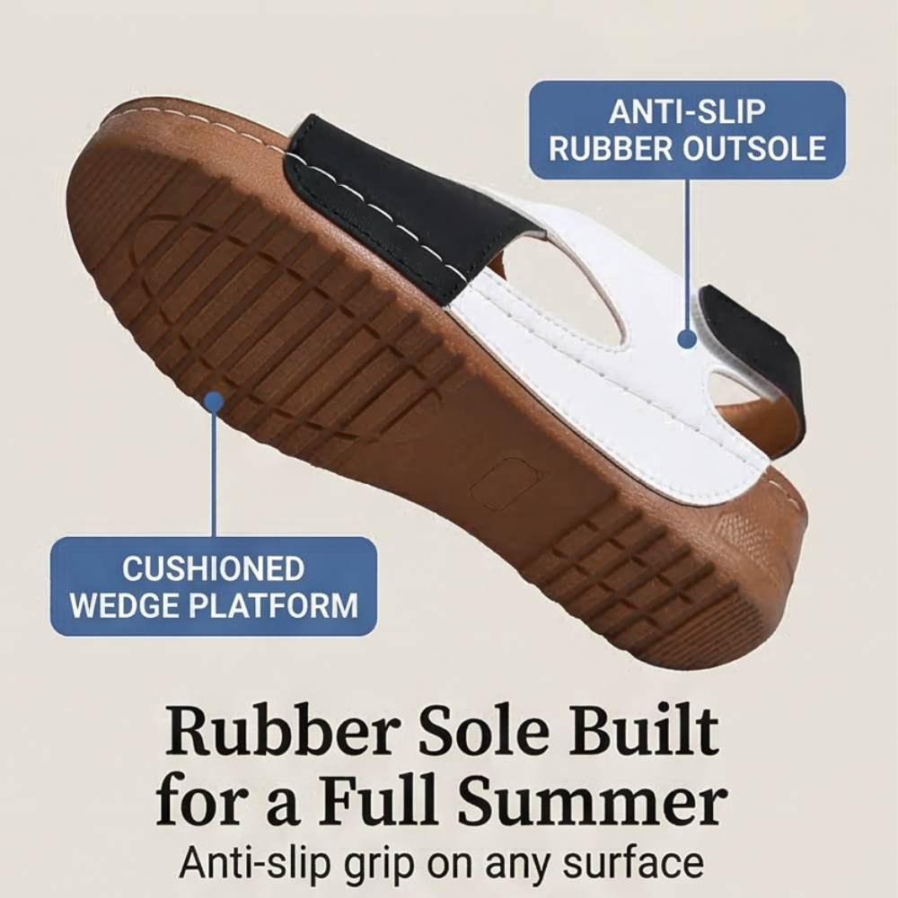 Solenna™ – Cushioned Orthopedic Sandals for All Day Comfort