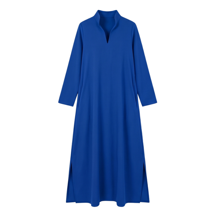 Lunavia™ - Loose Maxi Dress with Side Slits