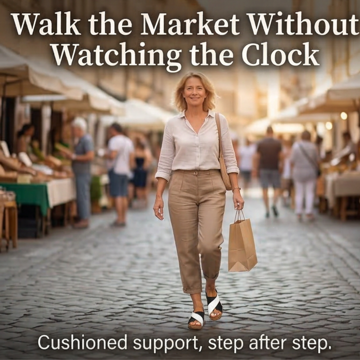 Solenna™ – Cushioned Orthopedic Sandals for All Day Comfort
