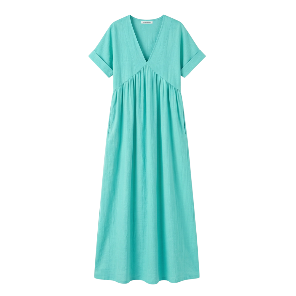 Marivelle™ - Effortless Summer V-Neck Maxi Dress