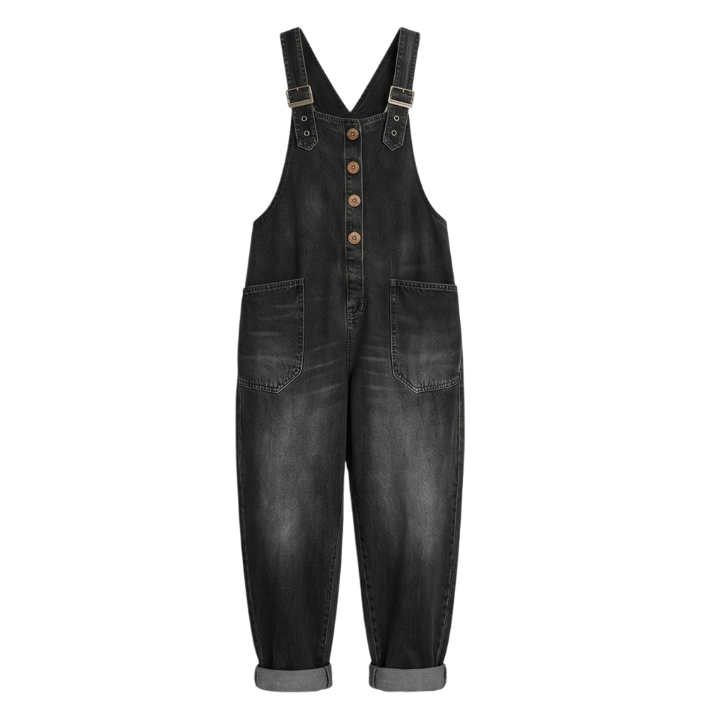 Lovarra - Women's Relaxed Overalls with Pockets