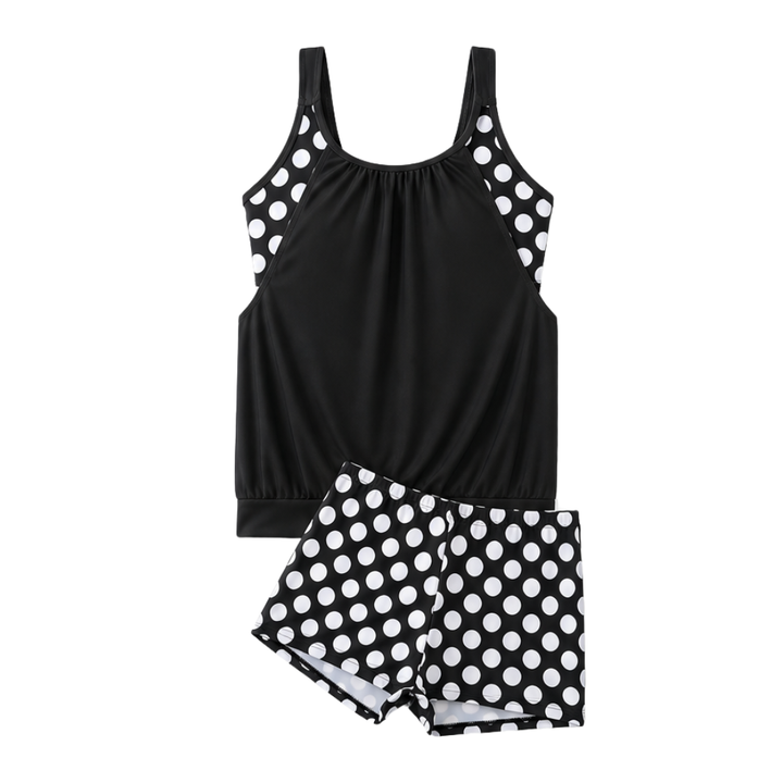 Marivella™ – Curve-Flattering Tankini with Boyshorts