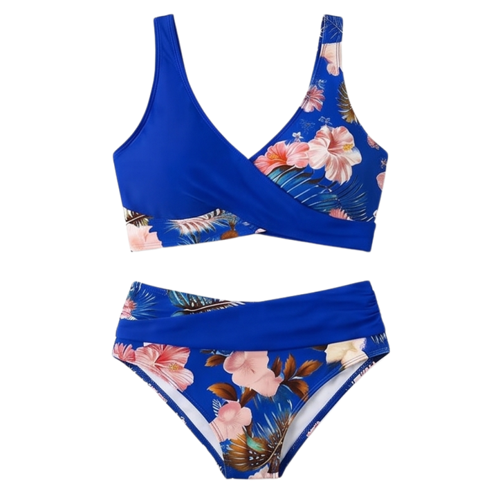 Marivela™ – Tummy-Flattering Wrap Bikini Set