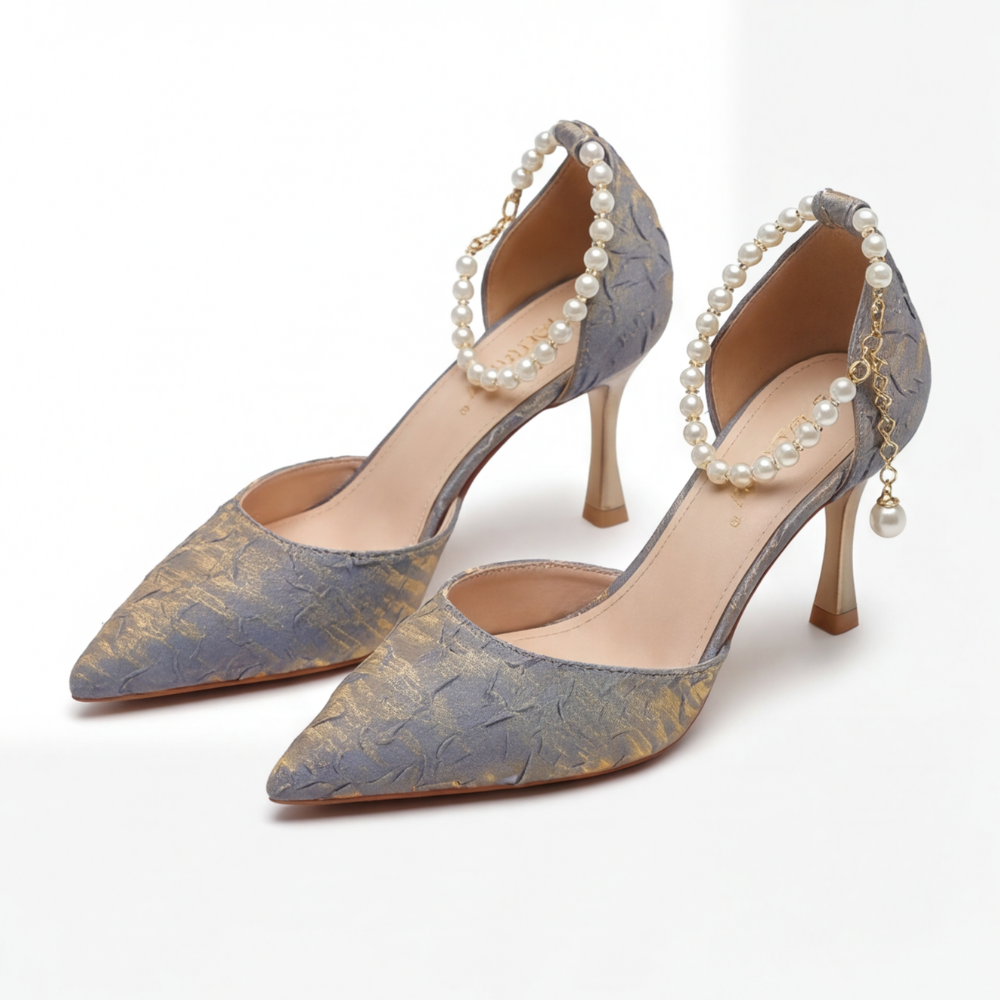 Lusoire™ – Glossy D'Orsay Stiletto Heels