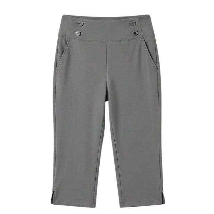 Marivella™ – High-Waist Stretch Capri Pants