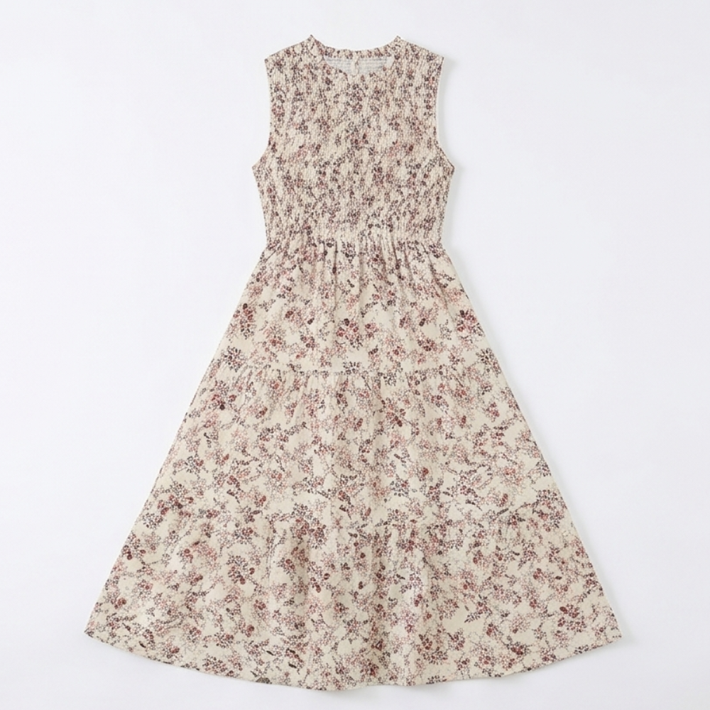 Florenza™ – Smocked Floral Midi Dress
