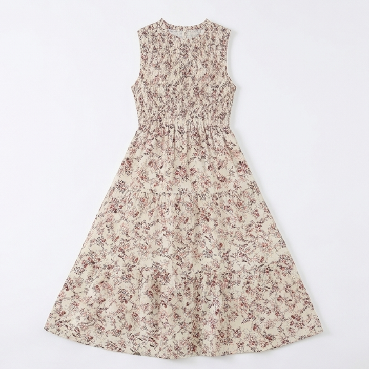 Florenza™ – Smocked Floral Midi Dress