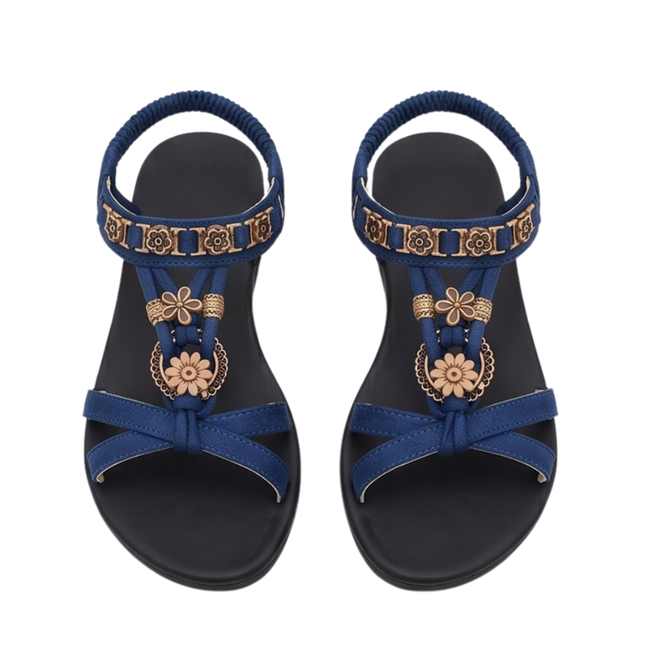 Marisol™ – Cushioned Boho Sandals for Summer