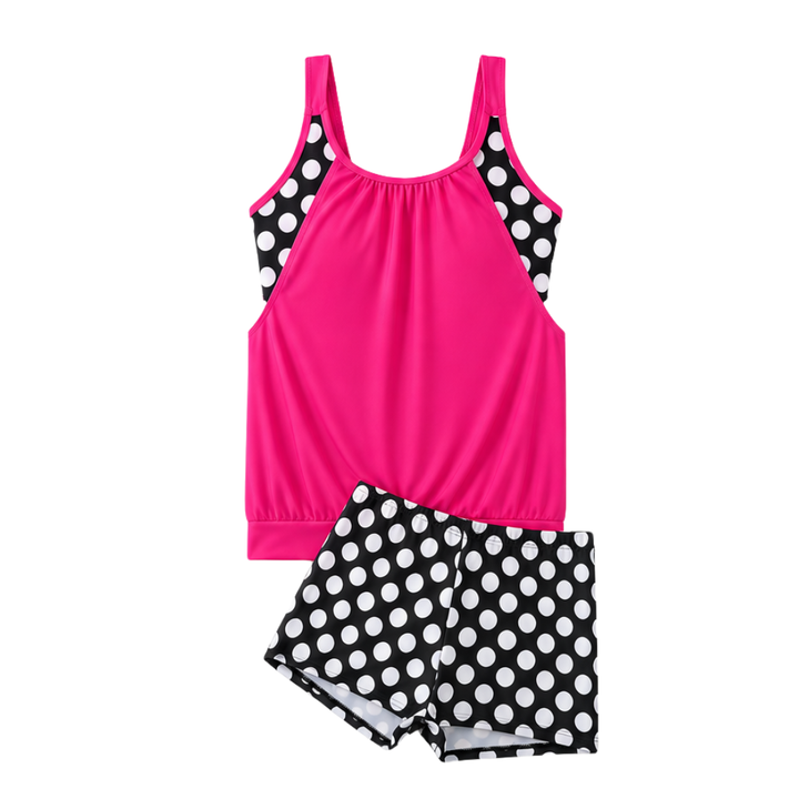 Marivella™ – Curve-Flattering Tankini with Boyshorts