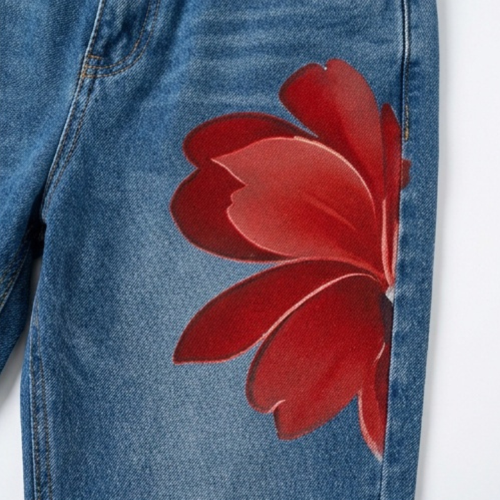 Florenza™ – Bold Floral Wide Leg Jeans