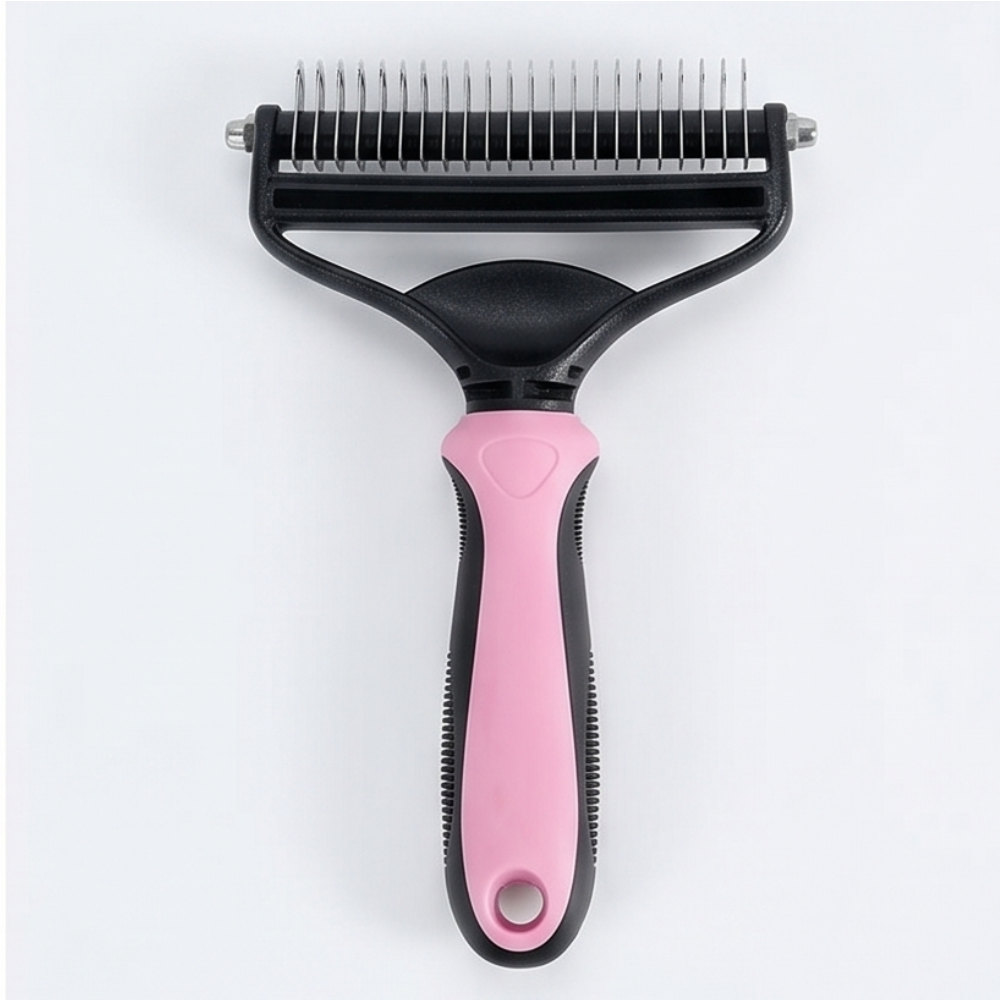 Furmela™ – Double-Sided Dematting Brush for Shedding Dogs