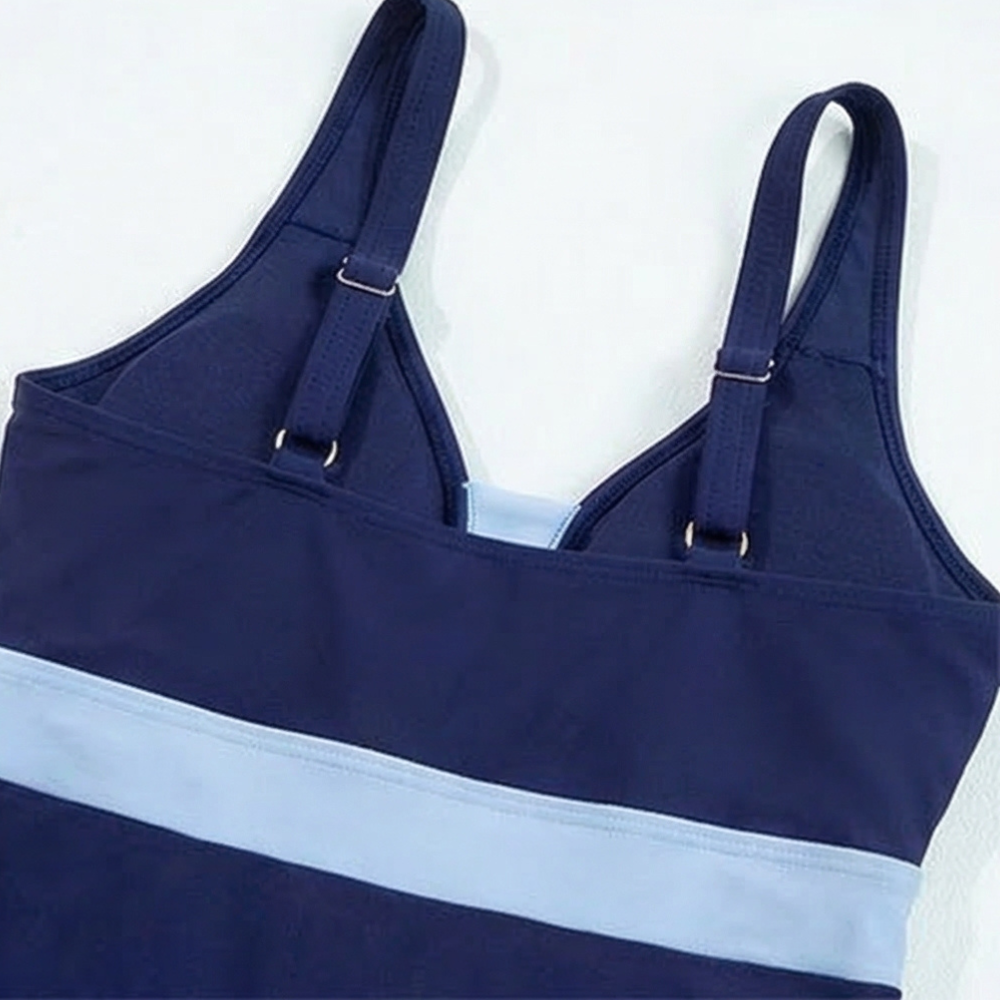 Covaswim™ - Flattering Tankini Swimdress with Boyshorts