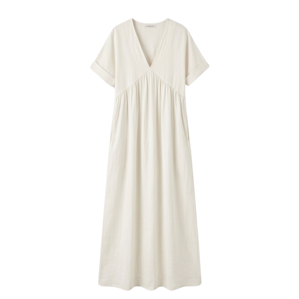 Marivelle™ - Effortless Summer V-Neck Maxi Dress