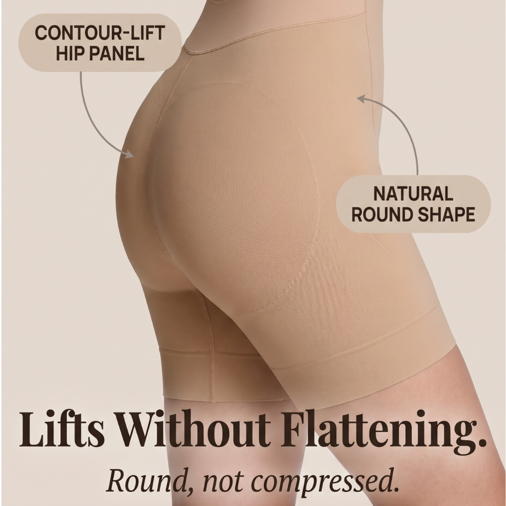 EasySlide™ Sculpting Bodysuit with Pull-Away Bathroom Panel