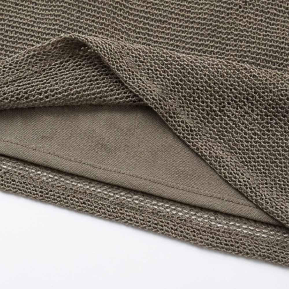 Lunessa™ – Draped Cowl-Neck Knit Halter Top